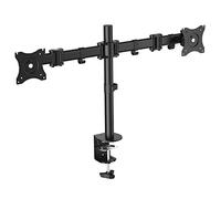 Equip 650115 Soporte para 2 Pantallas 13"/27" Brazos Inclinables y Giratorios VESA 100x100 Max 8Kg