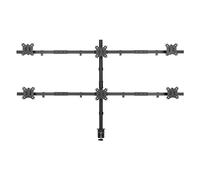 Equip 650160 17"-32" Soporte de Mesa móvil para 6 monitores