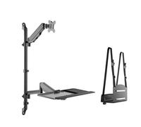 Equip 650170 Soporte Monitor de Pared Workstation 1 Pantalla 17"-32" 8KG Negro