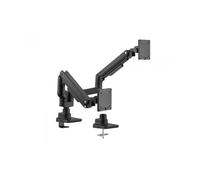 Soporte mesa equip vesa hasta 35pulgadas 100x100 max 20kg doble pantalla negro