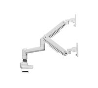 Soporte mesa equip vesa hasta 35pulgadas 100x100 max 20kg doble pantalla blanco