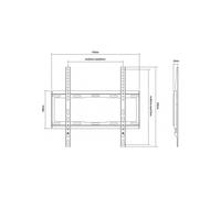 Equip - 650310 soporte para TV 139,7 cm (55"") Negro