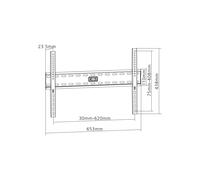 SOPORTE TV PARED 37"-70" EQUIP 650330 650330