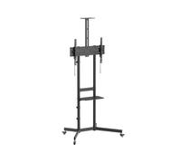 SOPORTE DE SUELO CON RUEDAS EQUIP 650636 PARA PANTALLA DE 37" - 70" MAX VESA 600x400 70KG ESTANTE