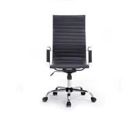 Equip Silla de oficina 651001 Asiento y respaldo acolchados Negra