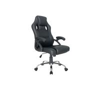 Equip Silla de oficina 651016 respaldo acolchado ergonómica Negro