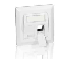Equip 760303 placa de pared y cubierta de interruptor blanco