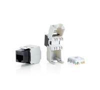 Equip 769211 - Conector RJ-45 (8 Unidades), Negro, Blanco