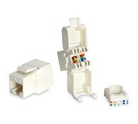 Equip Conector hembra RJ45 UTP Cat6 Keystone para panel - Kit 8 uds - Sin herramienta
