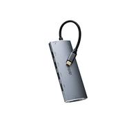 Equip Adaptador multifunción USB-C 7 en 1, HDMI, USB 3.0, TF/MICRO SD, 60W USB PD