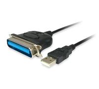 Equip Adaptador de Cable USB, Negro, Talla Única