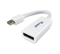 Equip - Adaptador de Mini DisplayPort a DisplayPort, color blanco