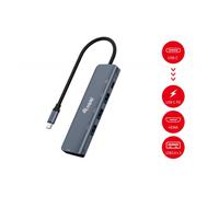 Equip - Adaptador multifunción USB-C 5 en 1, HDMI, USB 3.2 GEN1, 100W USB PD