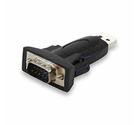 Equip 133382 cambiador de género para cable USB A RS-232 Negro