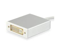 Equip Cable USB Tipo C Macho a DVI-I Hembra 15cm Plata