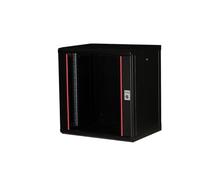 Equip Armario para servidores (19", 12U, 600 x 450 mm, Puerta de Cristal), Color Negro