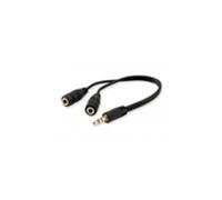 CABLE AUDIO MINI JACK 3.5MM MACHO A 2 JACK 3.5MM HEMBRA 147941