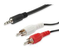 Equip AUDIO Jack 3.5-Macho a 2x RCA-Macho 2.5M - Cable