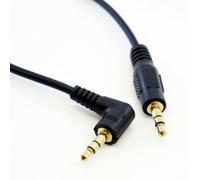 Equip Cable Audio Mini Jack 3.5mm Macho a Mini Jack 3.5mm Macho Acodado 2.5m Negro