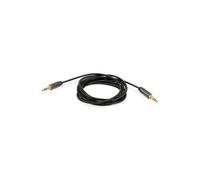 Equip Cable Audio Mini Jack 3.5mm Macho/Macho Metálico 2.5m Negro