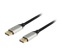 Equip Cable de Malla DisplayPort Premium 1.4 8K 60Hz Macho/Macho 2m Negro