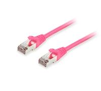 Equip Cable de red Cat6A S/FTP 2 x RJ45, 15 m, color rosa