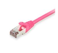 Equip Cable de Red Platinum S/FTP Libre de Halógenos Cat 6A 0.5m Rosa