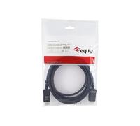 Equip Cable de vídeo DisplayPort 2.1, ancho de banda de 40 Gbps, compatible con 16K a 60 Hz, 8K @ 120 Hz