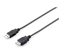 Equip cable usb 2.0 am/ah alargador macho/hembra 5m negro