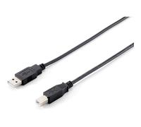 Equip 128862 Cable USB 2.0 Tipo A a Tipo B, 5,0 m , Negro