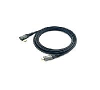 Equip Cable USB 2.0 C a C en ángulo de 90°, M/M, 3,0 m, PD 100 W, negro