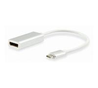 Equip Cable USB Tipo C Macho a DisplayPort Hembra 15cm Plata