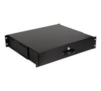 Equip Cajón 19" para armarios de servidores 2U con cerradura Negro