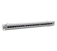 Equip Cat.6a Patch Panel 24-Port 1HE 19" Gris Claro (RAL7035)