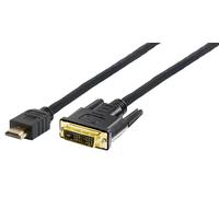 equip connection cable HDMI/DVI (18+1) St./St. 3m 3 Meters