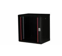 Equip Armario para servidores (19", 12U, 600 x 450 mm, Puerta de Cristal), Color Negro