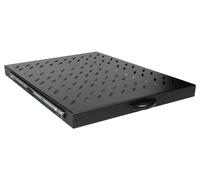 Equip Estante extensible de 19" 1U 800 mm Negro