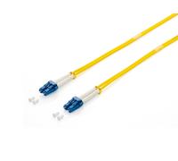 Equip Fibre Optic Cable (LC->LC 2.00m Singlemode Duplex OS2 Yellow Polybag) 2,00