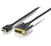 Equip HDMI - DVI M/M 5.0 m - adaptadores de Cable de vídeo (5m, HDMI, DVI)