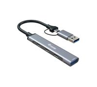 HUB USB-C EQUIP 128969 A 1xUSB-A 3xUSB-C ADAPTADOR USB-C A USB-A INCLUIDO 128969