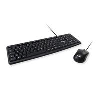 Equip 245201 teclado Ratón incluido Oficina USB QWERTY Español Negro