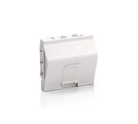 Equip Keystone - Marco embellecedor (22,5 x 45 mm, 1 puerto), color blanco