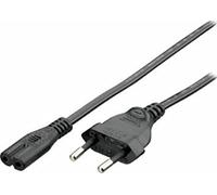 Equip 112160 Negro 1,8 m C7 acoplador CEE7/16