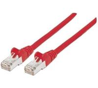 Equip Ligawo - Cable de pares trenzados RJ45 (CAT6A, S/FTP, PIMF, 1 m), color rojo