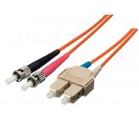 Equip LWL Patchkabel ST->SC 2.00m Singlemode Duplex OS2 yel 2,00 Meter