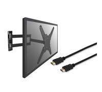 Equip Pack Soporte TV 23"/55" VESA 400x400 Max 35Kg + Cable HDMI 2.0b 5m