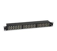 Equip Panel de conexión 48 x RJ45 Cat6 19" 1HE Gris
