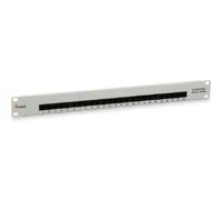 Equip Panel de conexión de 25 Puertos x Cat3 de 19 Pulgadas, 1HE RDSI, Gris Clar