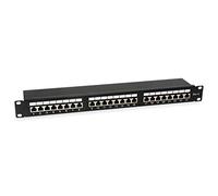Equip Panel de Conexiones (24 Conectores RJ45, Cat. 6, 19", 1HE), Color Gris