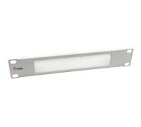 Equip Pasacables 10" 1HE Placa de cepillo Gris